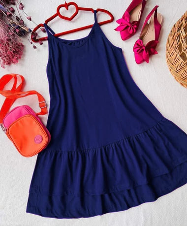 Ch # 347 Fluttering Frills Summer Top Breathable Cotton Jersey Casual Wear - saimwear