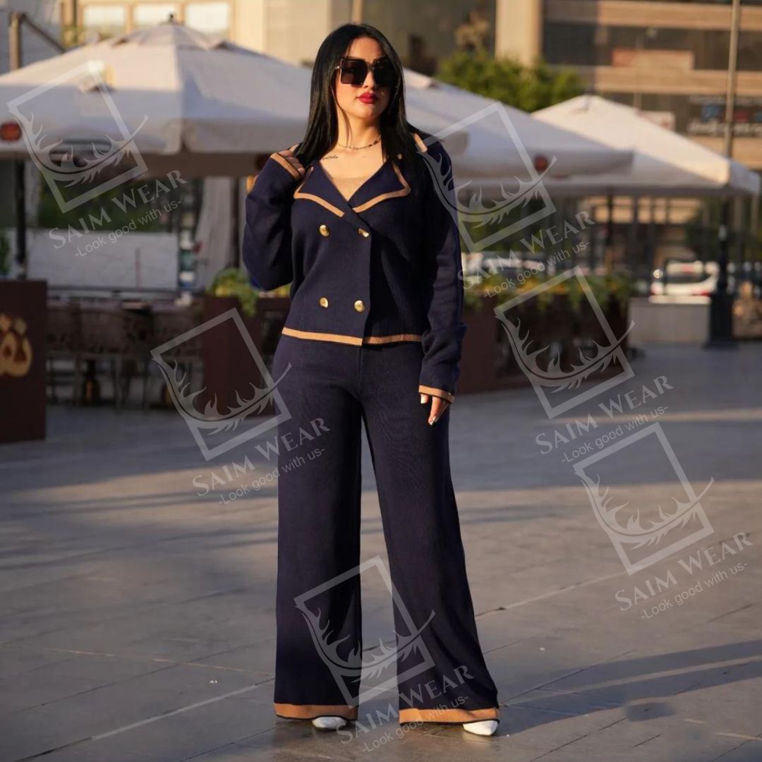 Saimwear Collared RoyalFrost Winter Co-Ords CH 377