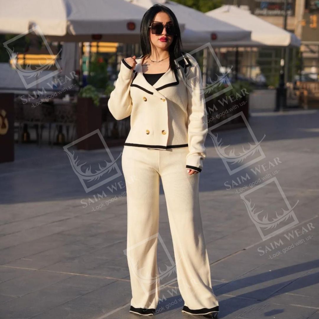 Saimwear Collared RoyalFrost Winter Co-Ords CH 377