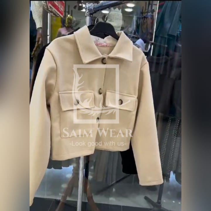 Saimwear Pocket Style Short Fleece Jacket CH 383