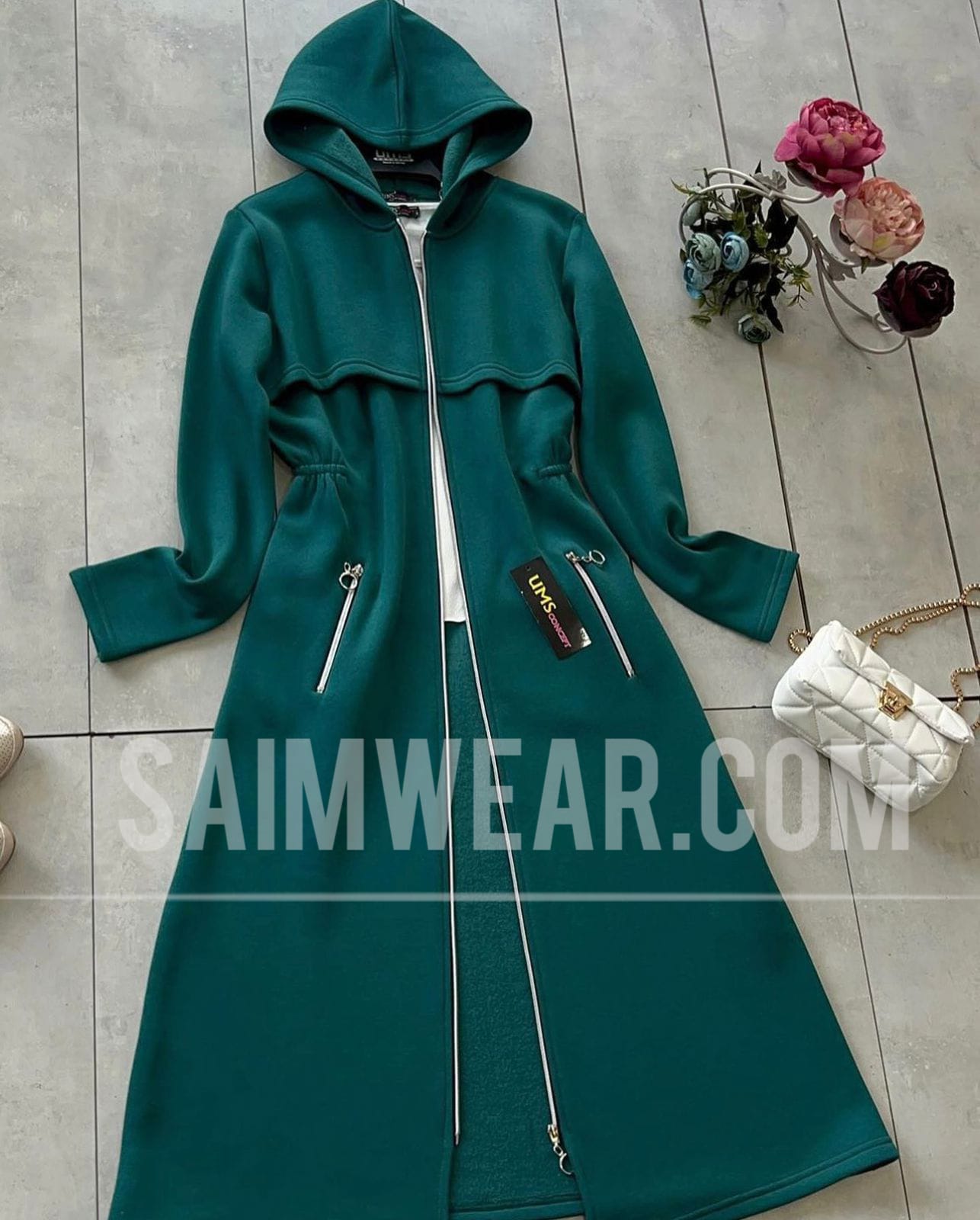 Saimwear Oversize Long Hooded Fleece Upper LY-0025