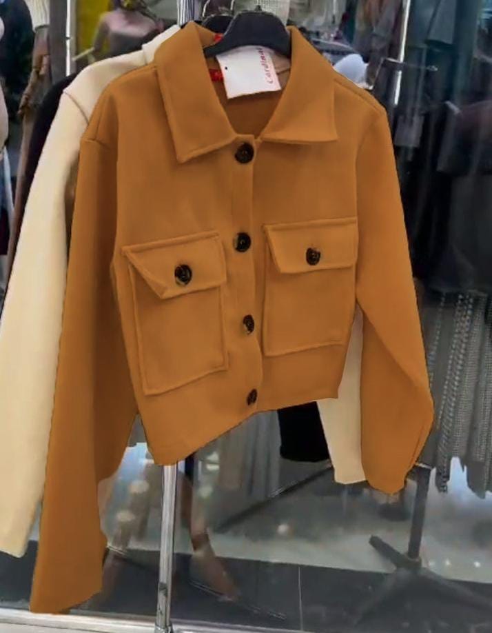 Saimwear Pocket Style Short Fleece Jacket CH 383