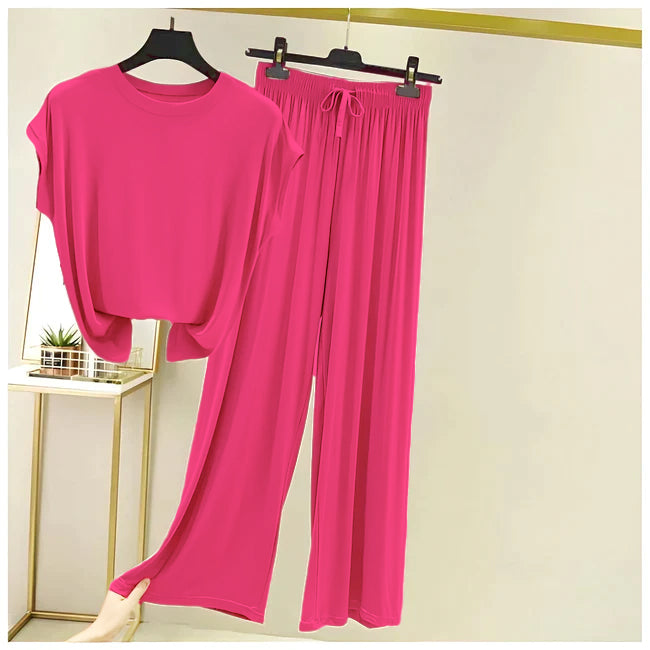 CH # 355 Round Neck Sleeveless Loung Wear - saimwear