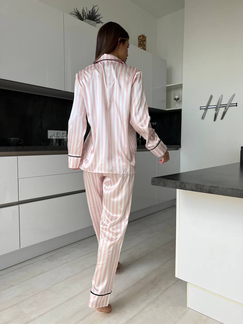 D 2 | Luxury Printed Silk Pajama Set For Women | SAIMWEAR