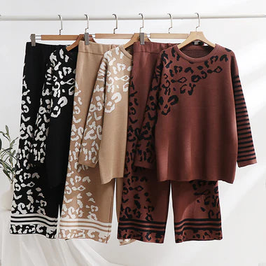 CH-496 Saimwear Printed Winter Fleece Co ord set
