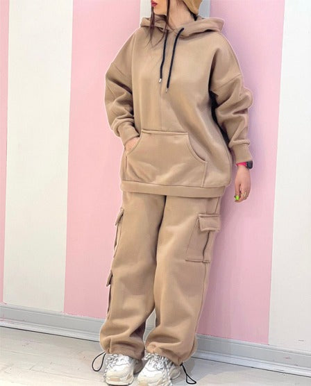 Saimwear Winter Kangaroo Hoodie Tracksuit CH-384