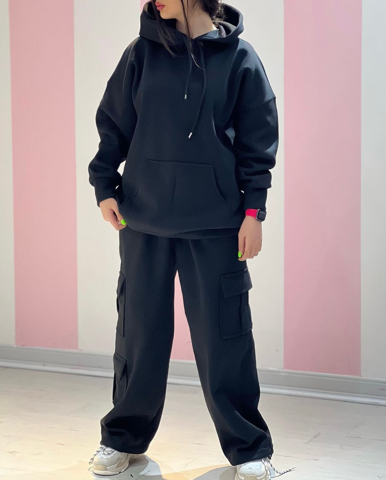 Saimwear Winter Kangaroo Hoodie Tracksuit CH-384