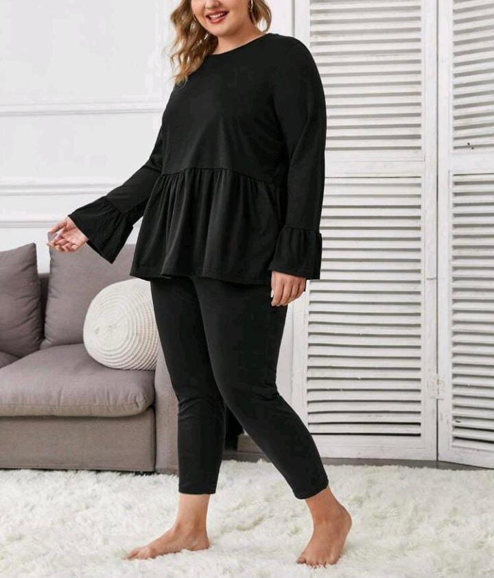 Saimwear Plus Frill Loungwear KW-001 - saimwear