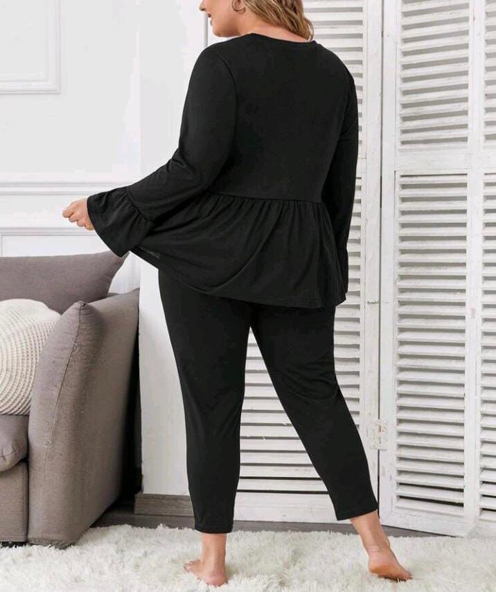 Saimwear Plus Frill Loungwear KW-001 - saimwear
