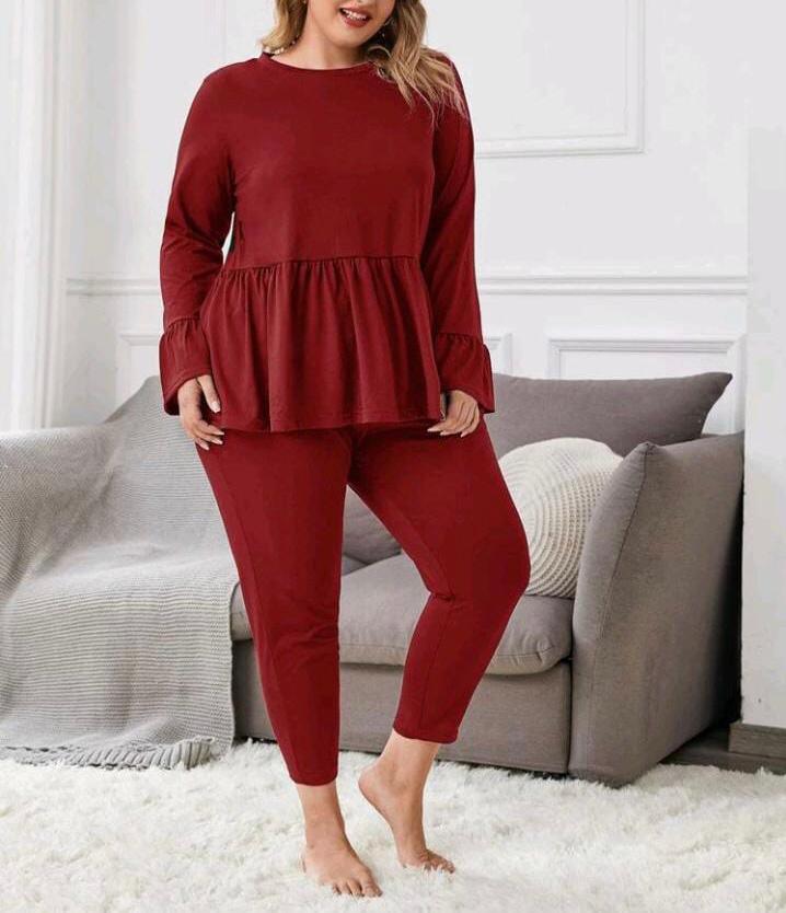 Saimwear Plus Frill Loungwear KW-001 - saimwear