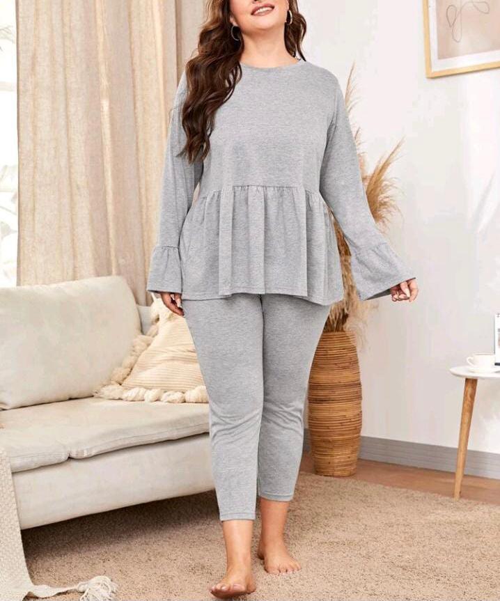 Saimwear Plus Frill Loungwear KW-001 - saimwear
