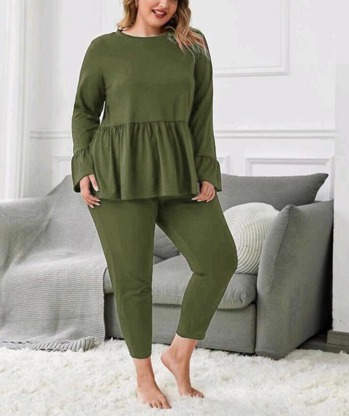 Saimwear Plus Frill Loungwear KW-001 - saimwear