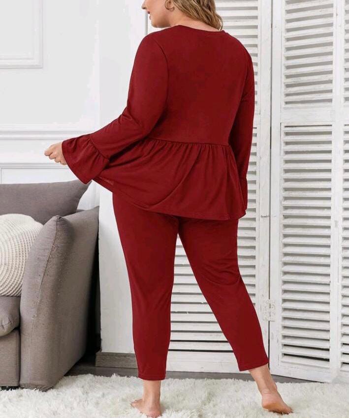 Saimwear Plus Frill Loungwear KW-001 - saimwear