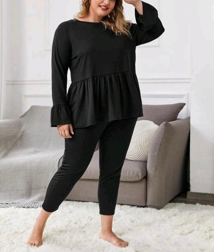 Saimwear Plus Frill Loungwear KW-001 - saimwear