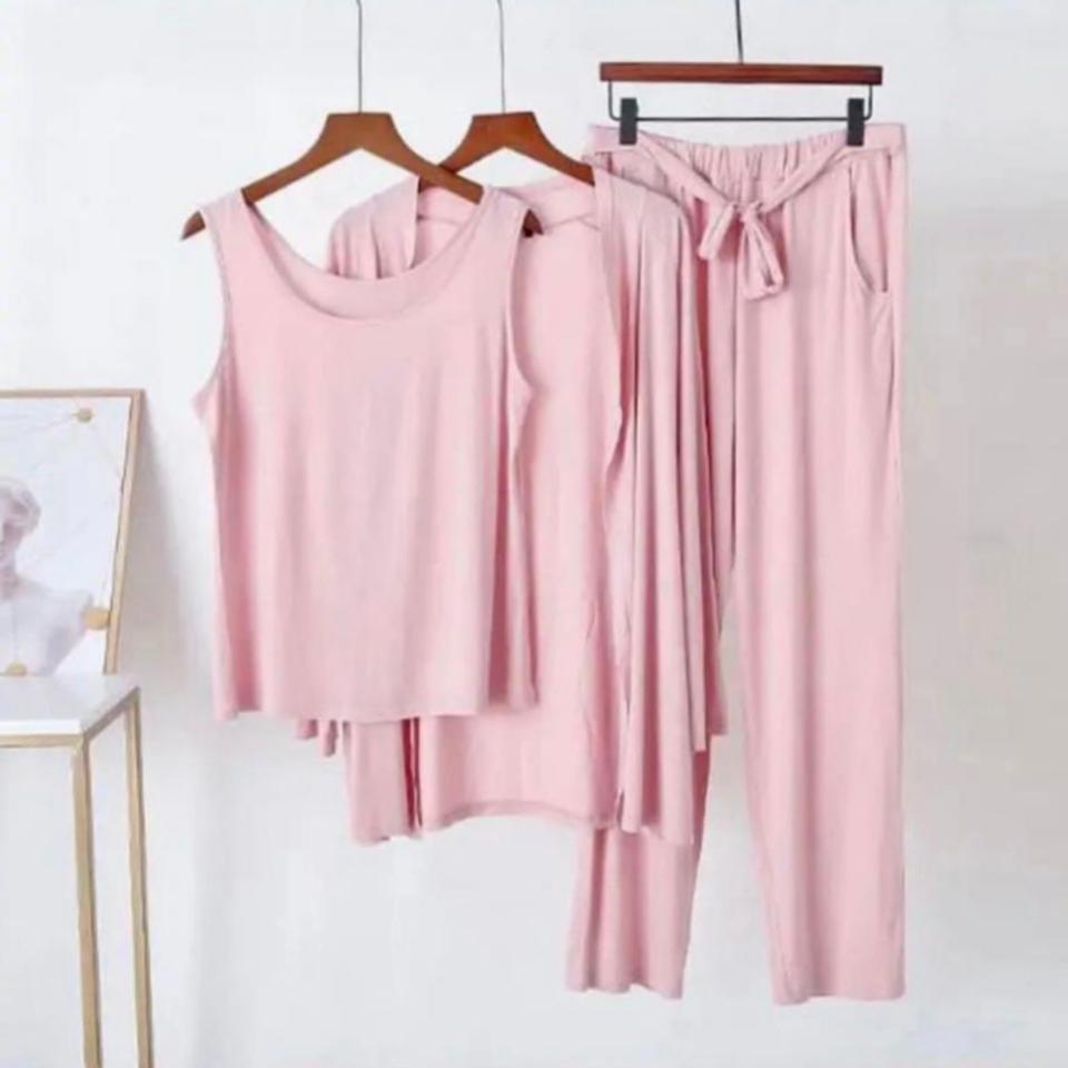 THREE PIECE WOMEN CASUAL HOME WEAR DRESS CH # 318 - saimwear