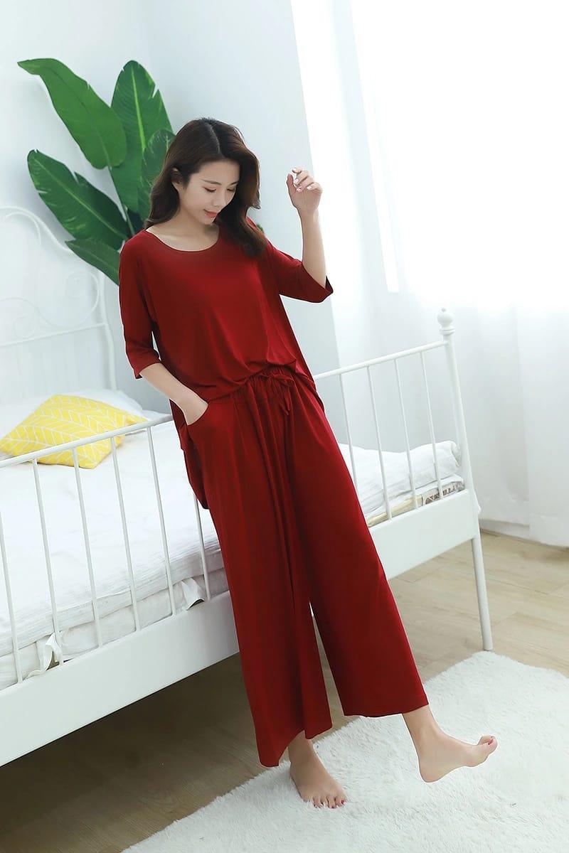 Saimwear Loose Pattern Plazzo Lounge Wear SW-022 - saimwear