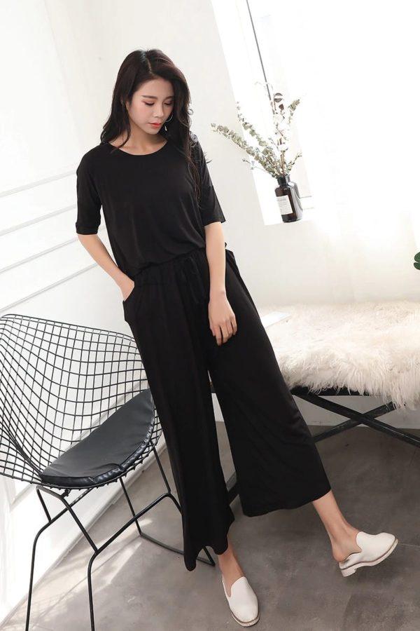 Saimwear Loose Pattern Plazzo Lounge Wear SW-022 - saimwear