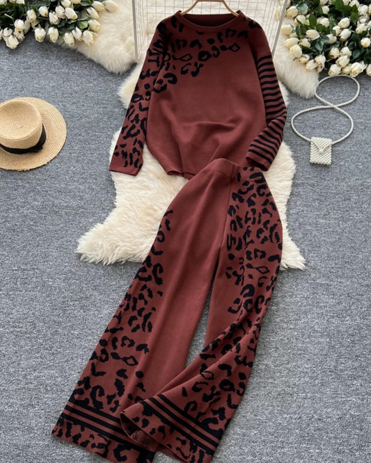 CH-496 Saimwear Printed Winter Fleece Co ord set