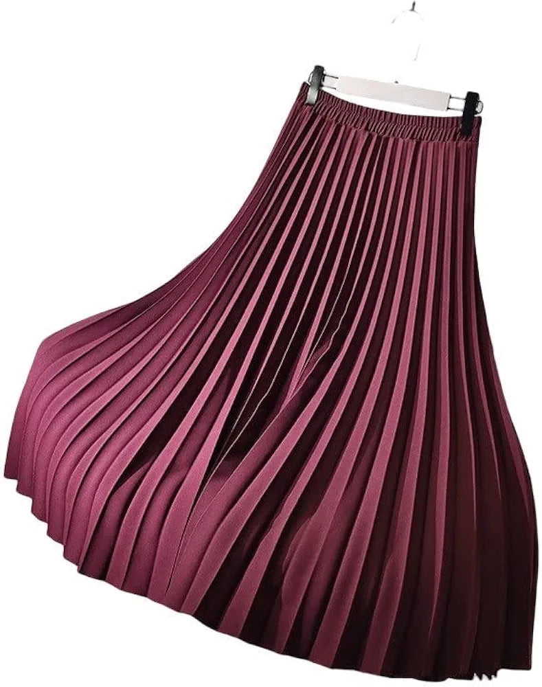 Saim Wear Serenade In Silk Luxe Pleated Skirt For Casual Couture CH # 367