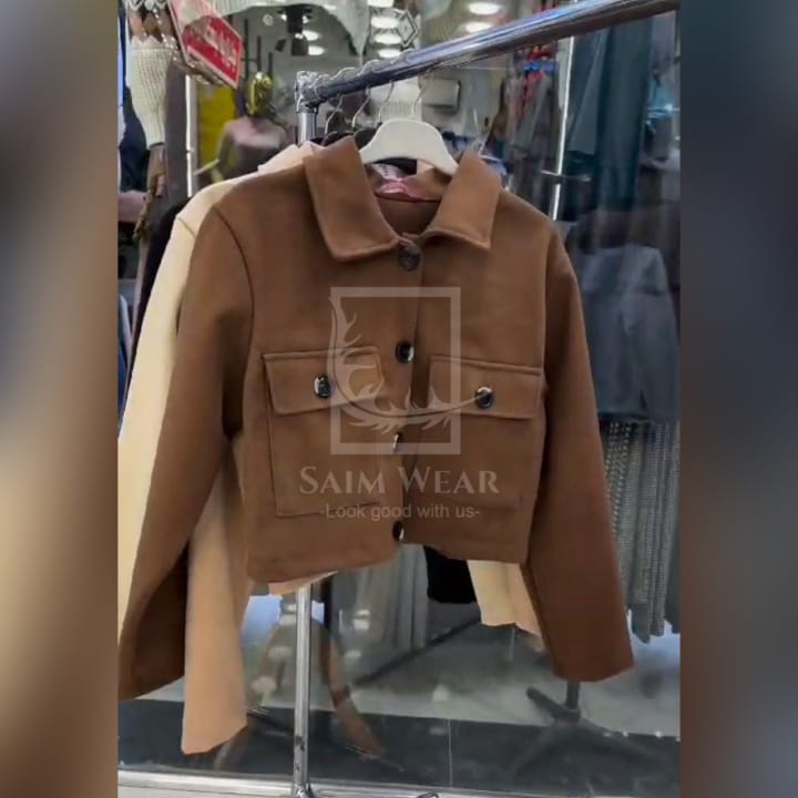 Saimwear Pocket Style Short Fleece Jacket CH 383