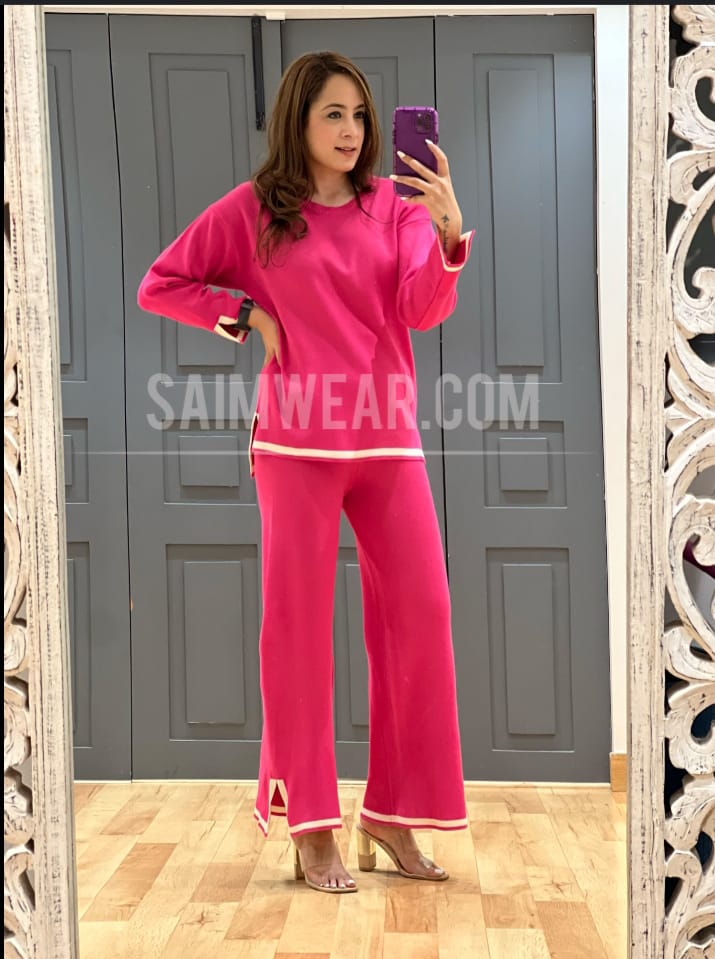 Saimwear Bootcut style 2 Pcs Co-ord Set CH-372