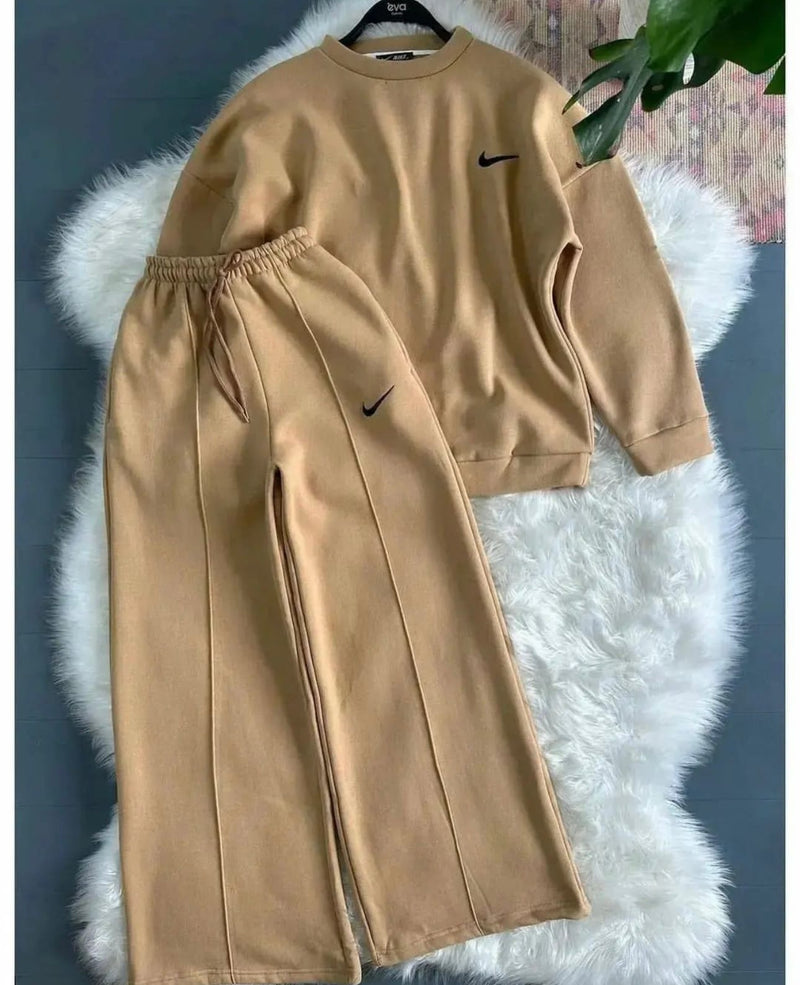 Fluffy nike tracksuit hotsell