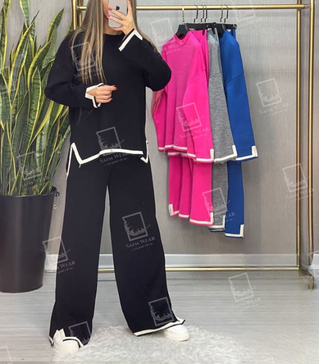 Saimwear Bootcut style 2 Pcs Co-ord Set CH-372