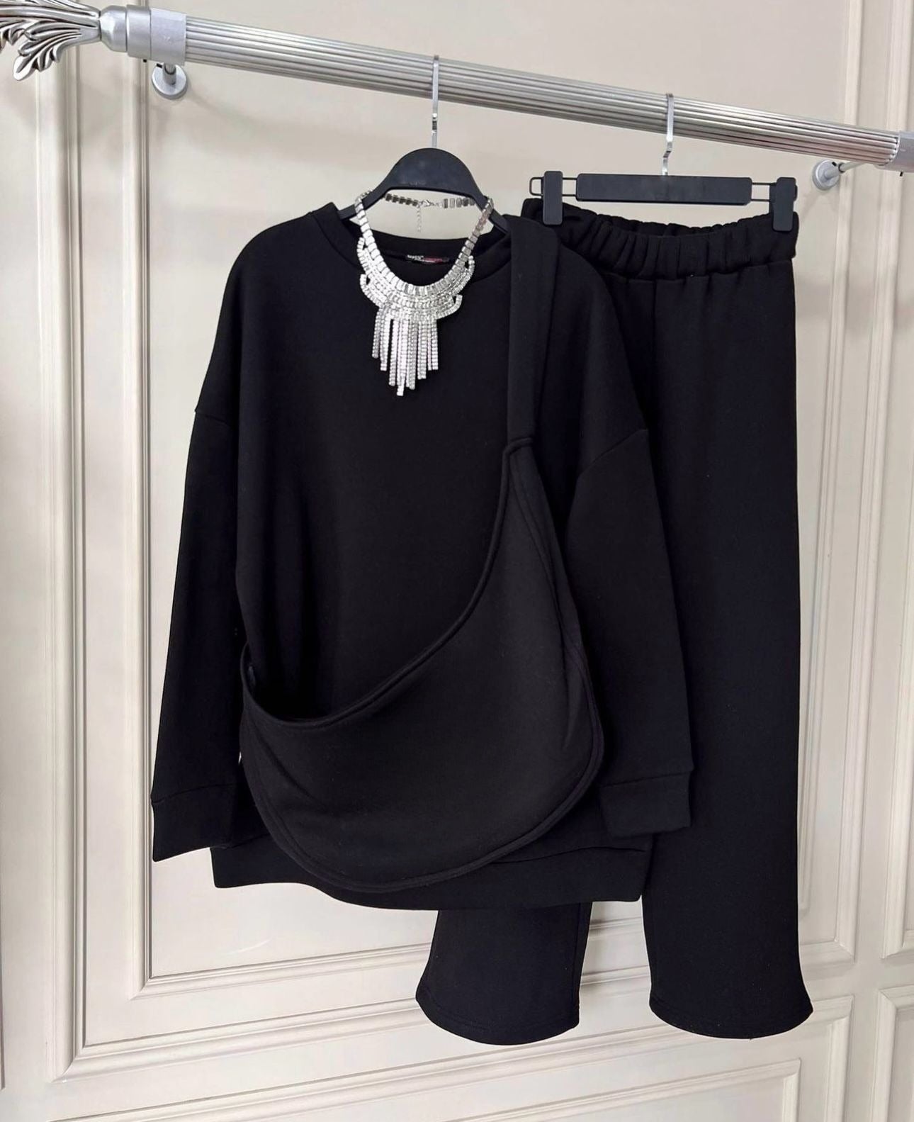 Saimwear Carryall Winter Fleece Co Ords Set SweatShirt + Trouser + Bag CH 391