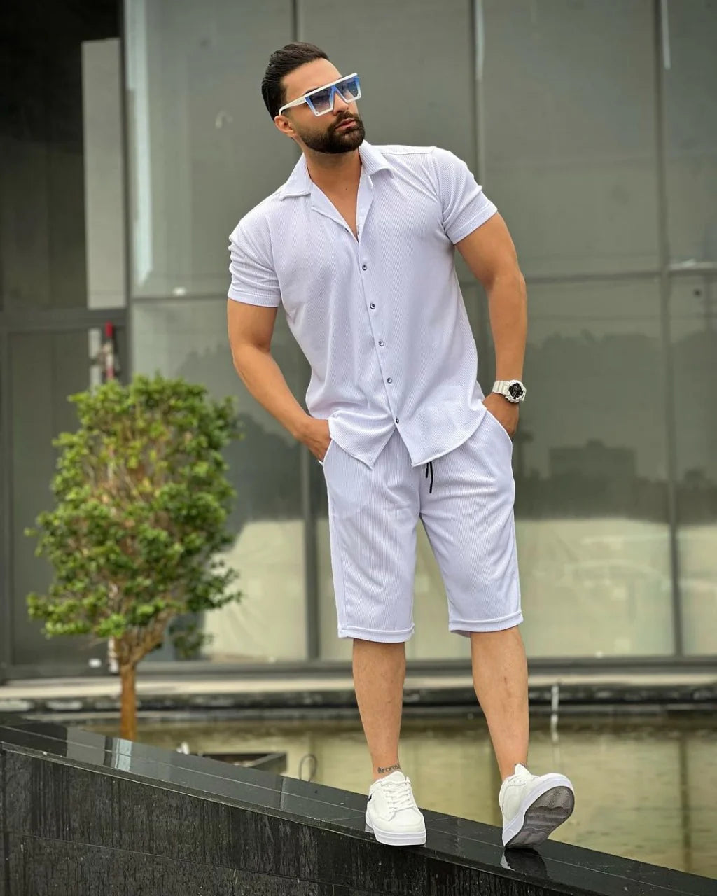 Men's Summer luxurious SHIRTS & SHORTS LI#24