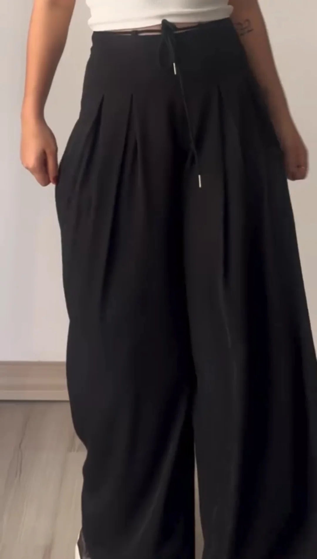 Ch 565 CloudWalk LightFlow Loose Fit High Waist Regular Pants - SAIMWEAR