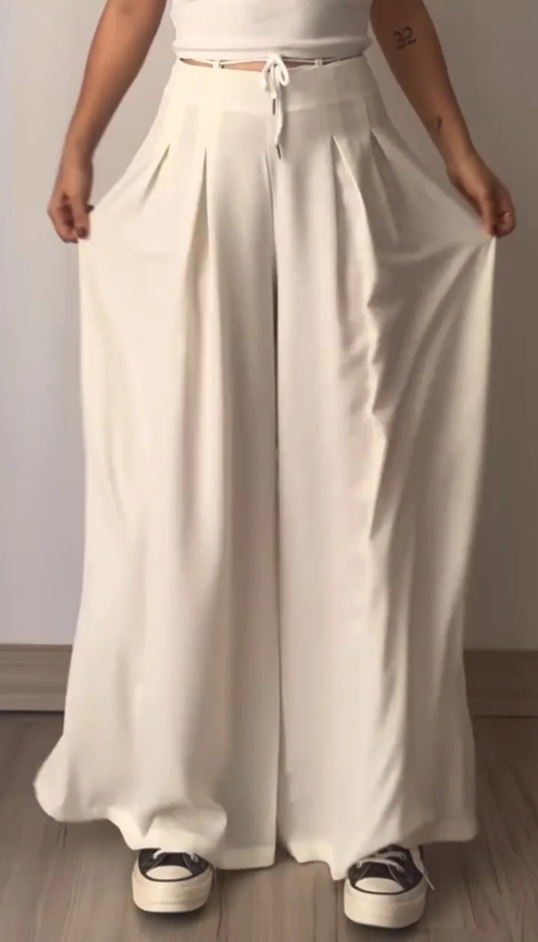 Ch 565 CloudWalk LightFlow Loose Fit High Waist Regular Pants - SAIMWEAR