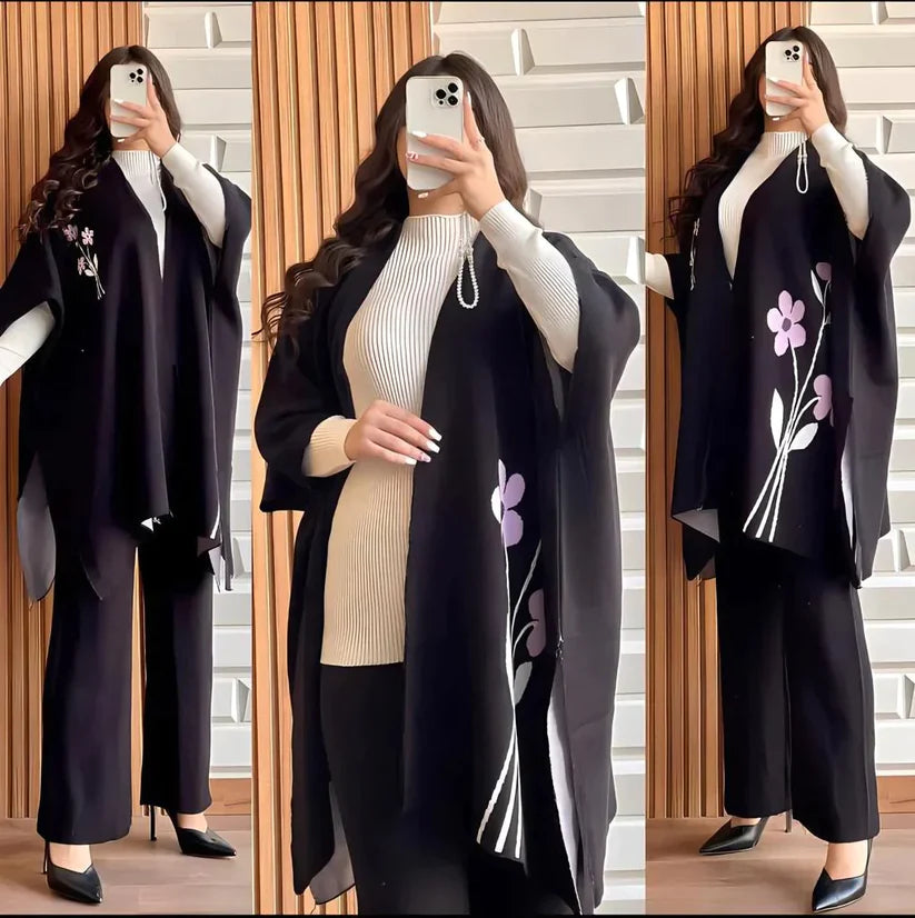 Saimwear Ready To Wear 3 Pcs Winter Fleece Outfit CH-328