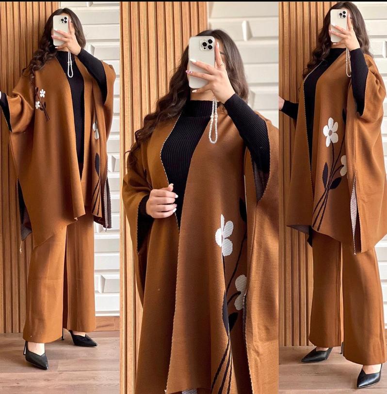 Saimwear Ready To Wear 3 Pcs Winter Fleece Outfit CH-328