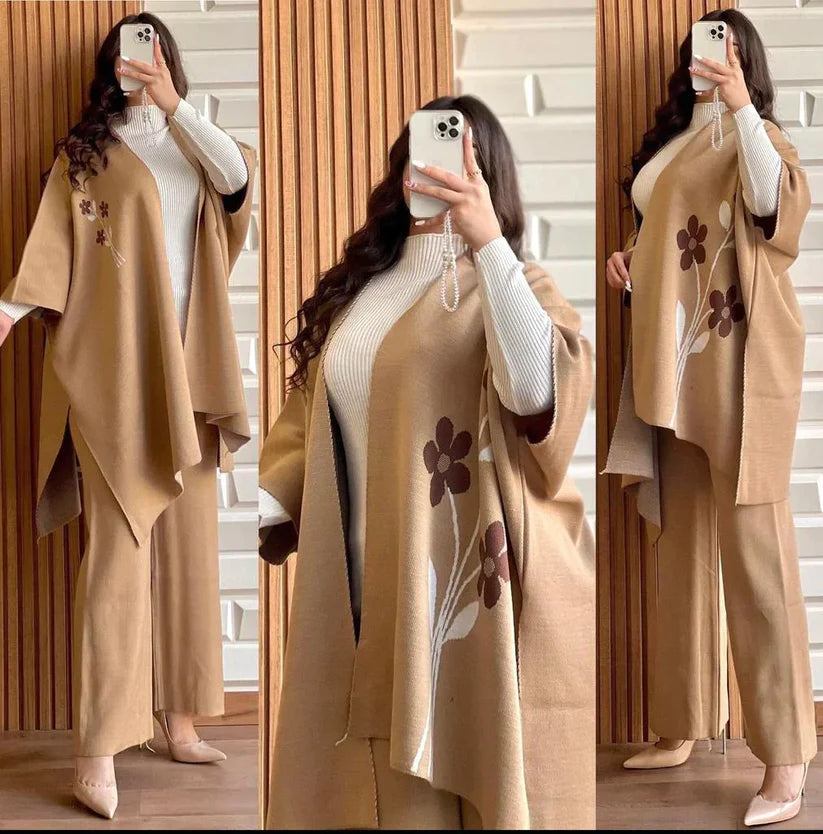 Saimwear Ready To Wear 3 Pcs Winter Fleece Outfit CH-328