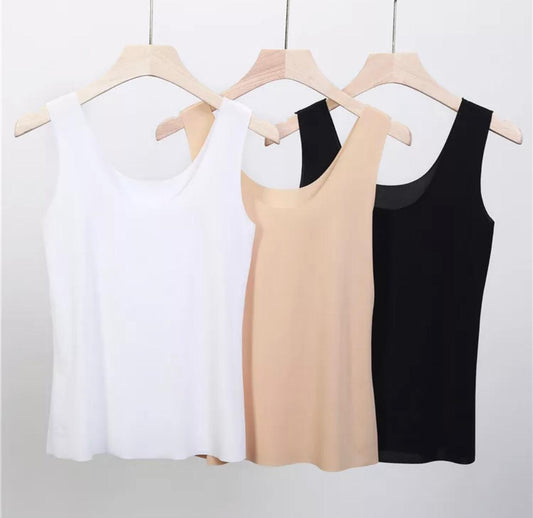 Set of 3 Soft Cotton Tank Top - saimwear