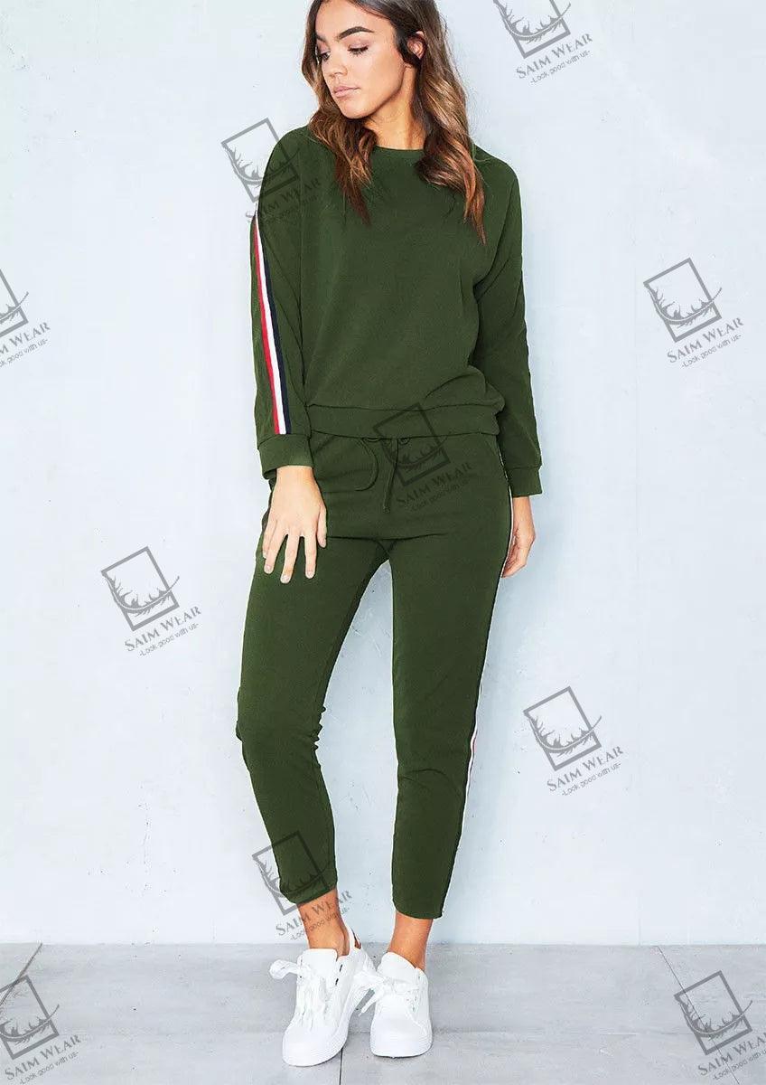 Winter Side Stripe Tracksuit SW-0048 - saimwear