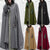 Saimwear women's stylish long cape cloak hooded Coat Hoodies PonchoWarm Cosplay Outwear Windbreaker CH-330